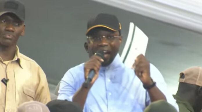 Ousmane SONKO au tera meeting du 08 Novembre 2025