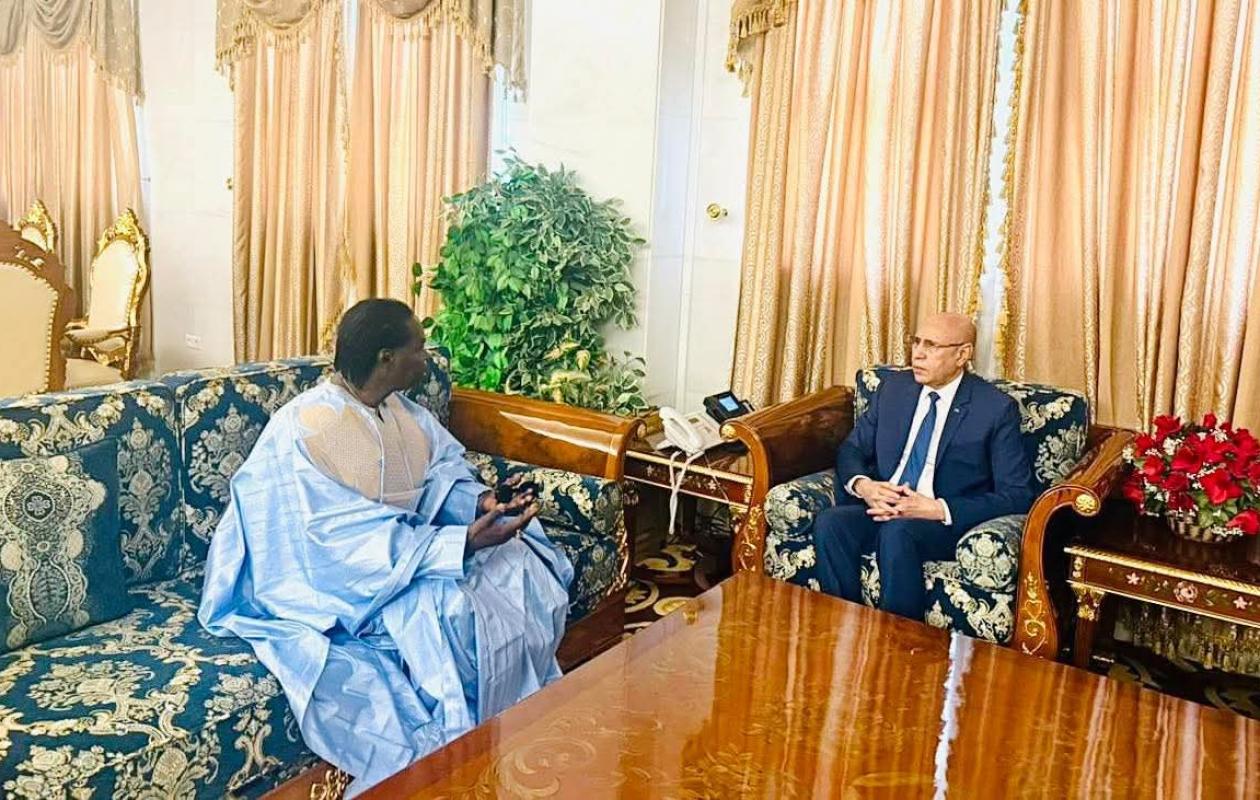 40 ans du Daande Leñol : La légende Baaba Maal reçue par le président mauritanien