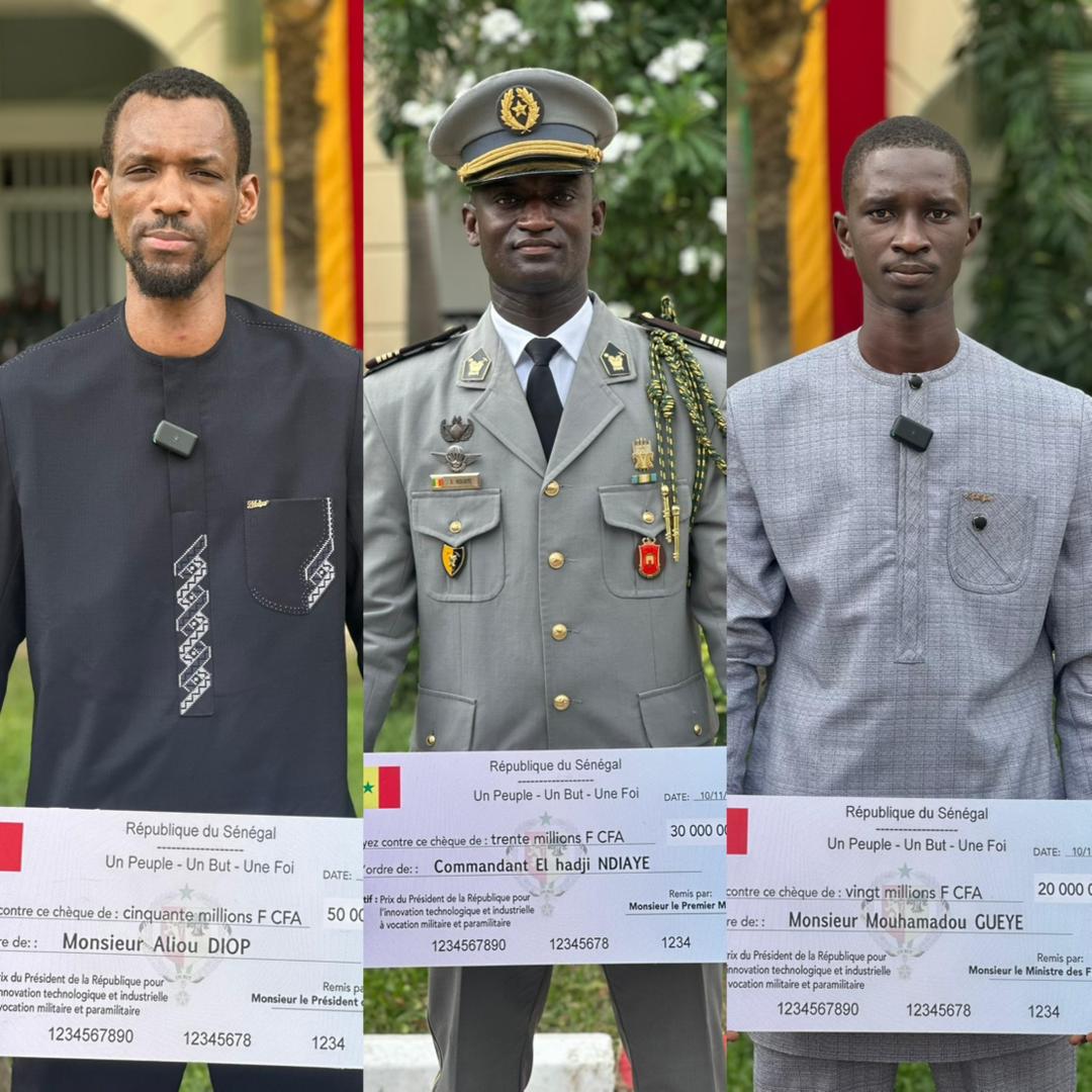 Journée des Forces Armées : Aliou DIOP remporte le prix spécial du Président de la République