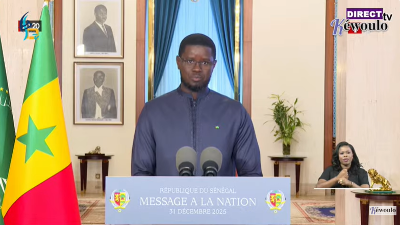 Discours à la Nation : le Président Bassirou Diomaye Faye trace le cap de la relance et de l’emploi pour 2026