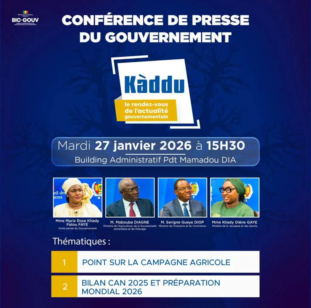 Building administratif Mamadou Dia : Le gouvernement face à la presse ce mardi 27 janvier…