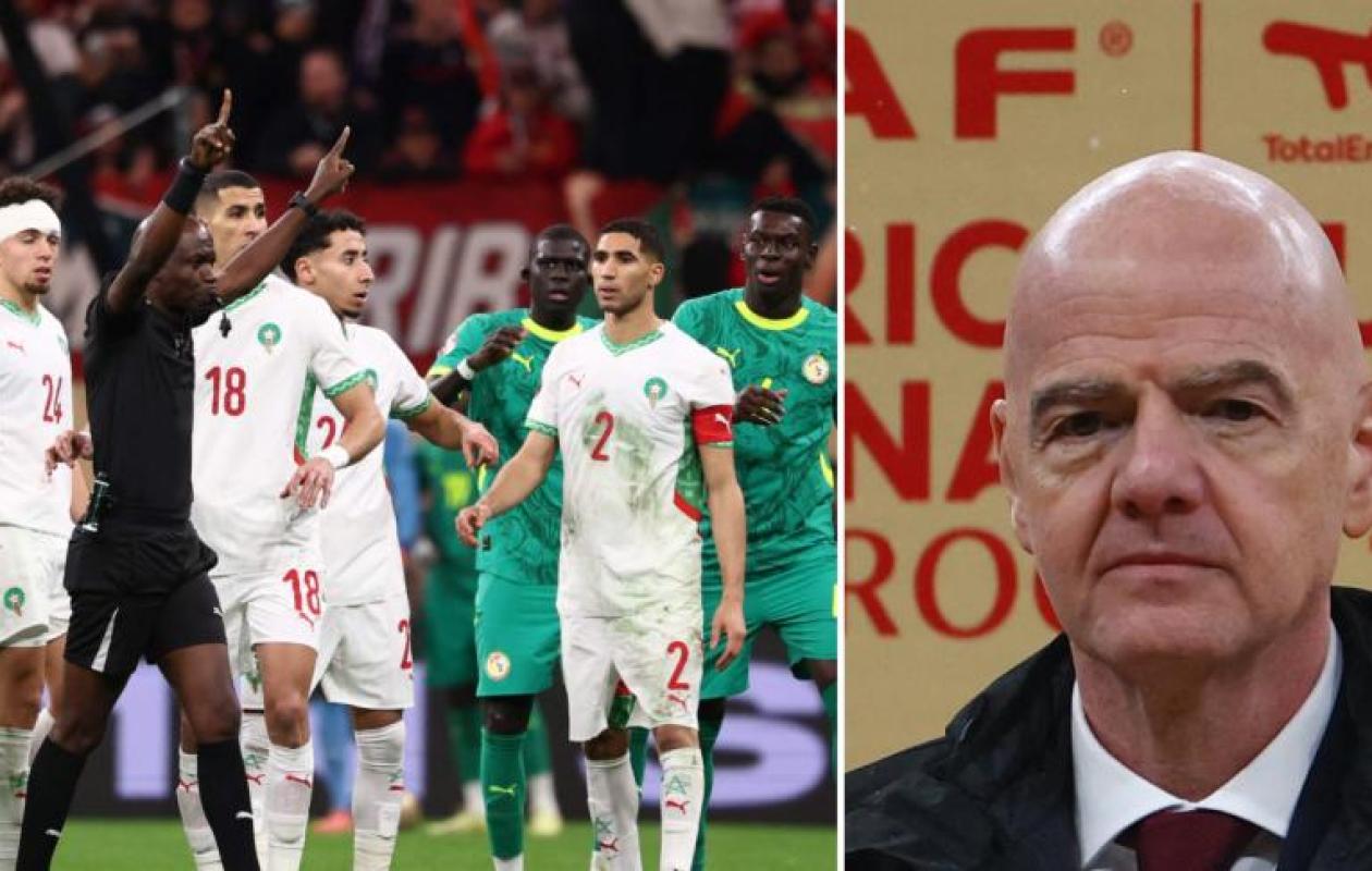 « C&rsquo;est inacceptable » : La réaction de Gianni Infantino sur la décision des Sénégalais de quitter la pelouse