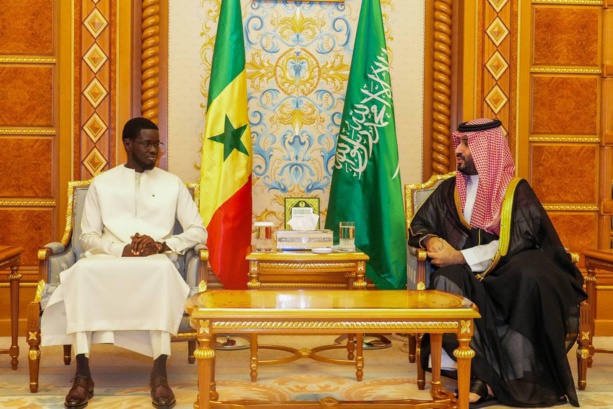 Tensions au Moyen-Orient : entretien téléphonique entre le Prince héritier saoudien et Diomaye