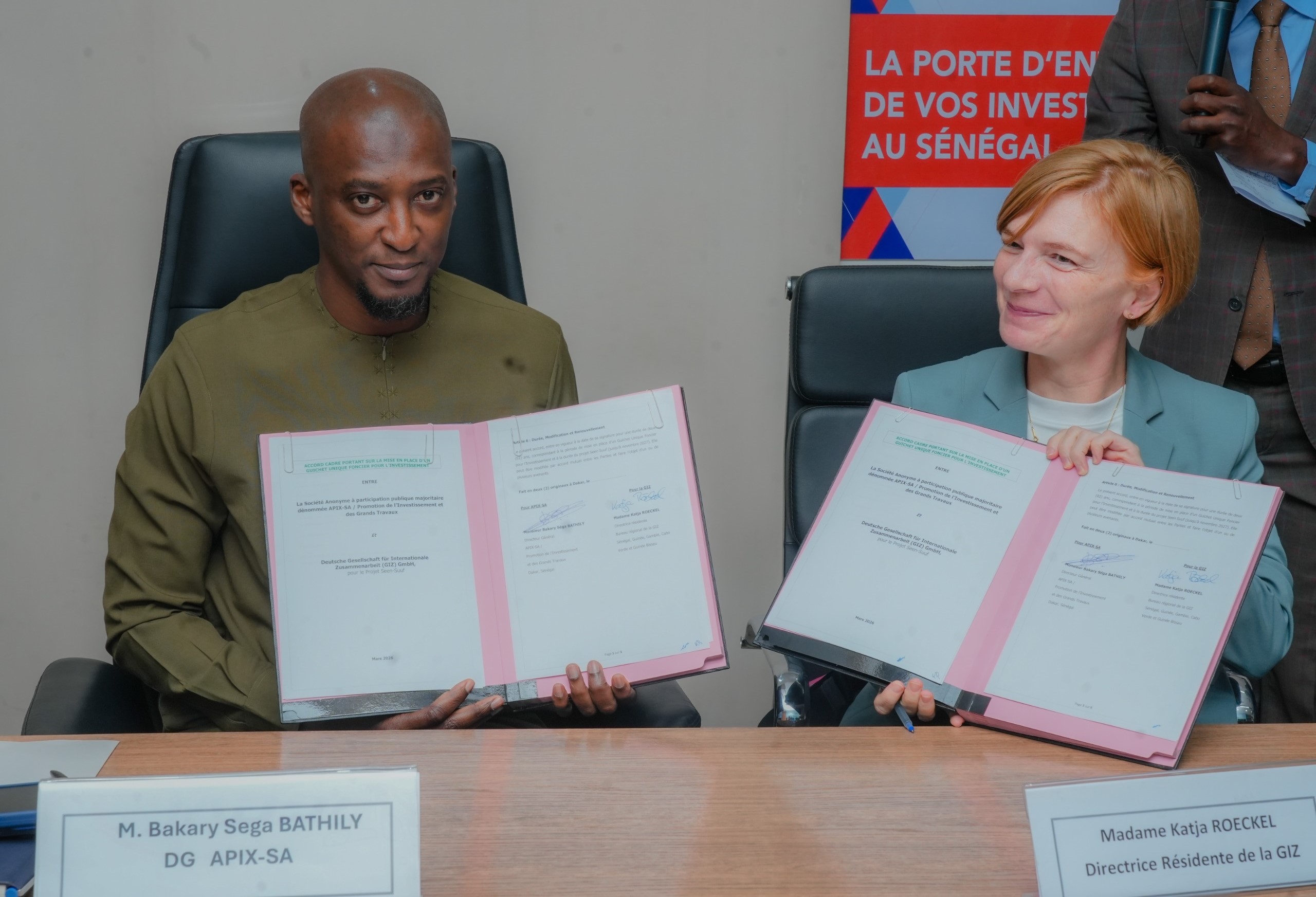 Accès au foncier : APIX et la GIZ lancent un partenariat stratégique pour un Guichet Unique de l’investissement