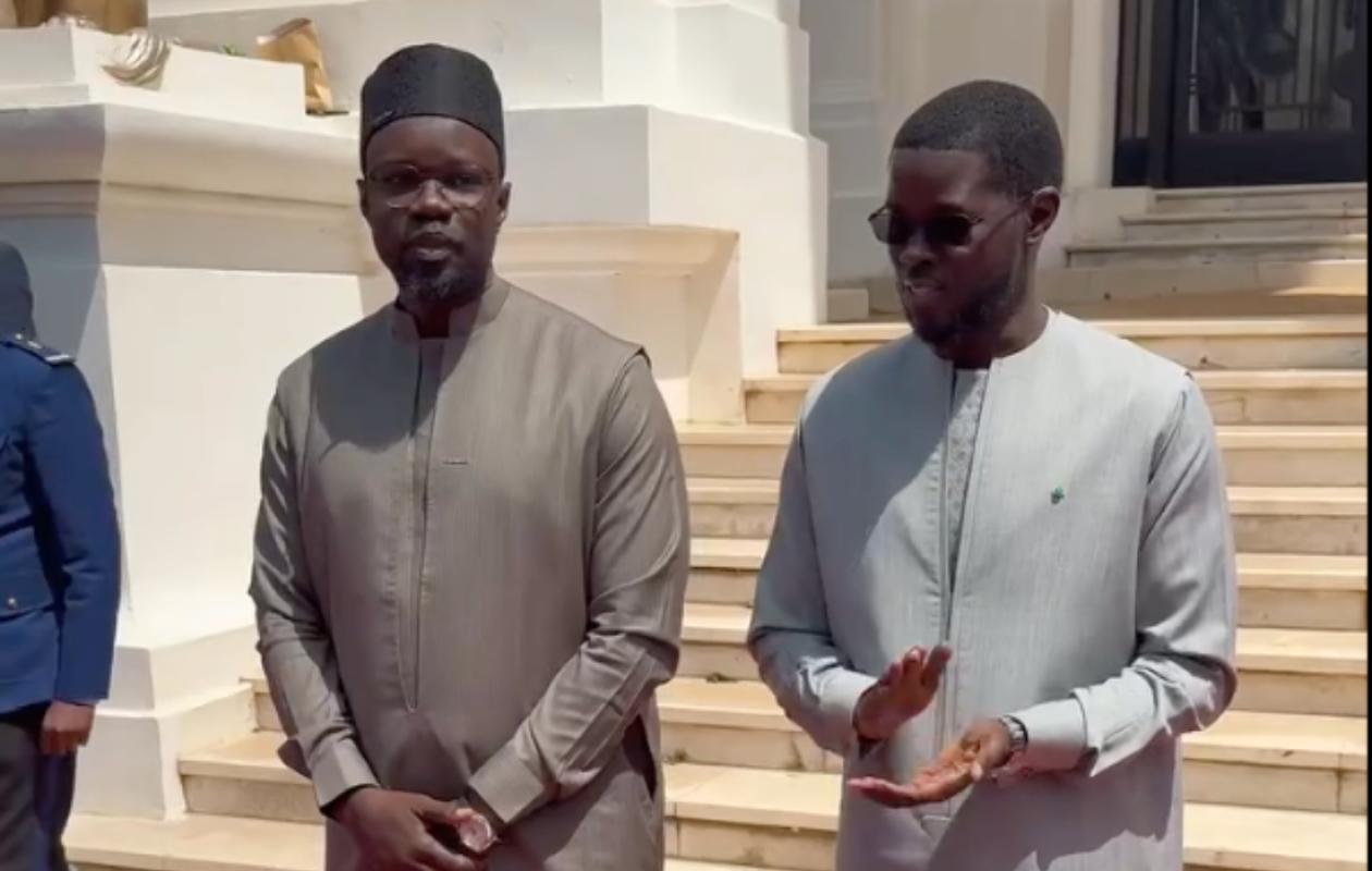 Palais : Les premières images de Sonko et Diomaye réunis, après le week-end mouvementé