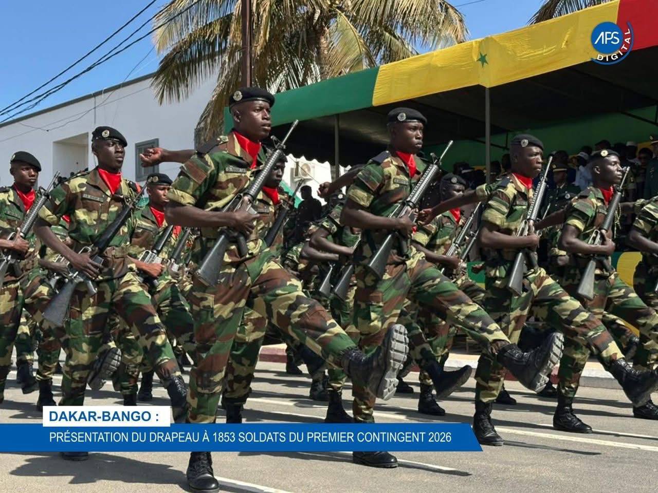 Bango – Sortie du 1er contingent 2026: 1853 soldats dont 103 femmes au service de la Nation