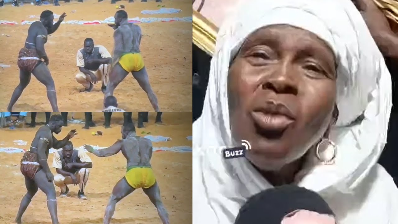 ” Roi des arenes: voici la surprenante réaction de la maman de Modou Lo après sa chute….