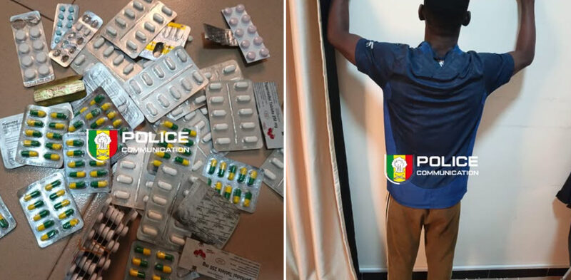 Diamaguène Sicap Mbao : un vendeur de café arrêté avec 44 tablettes de comprimés barbituriques