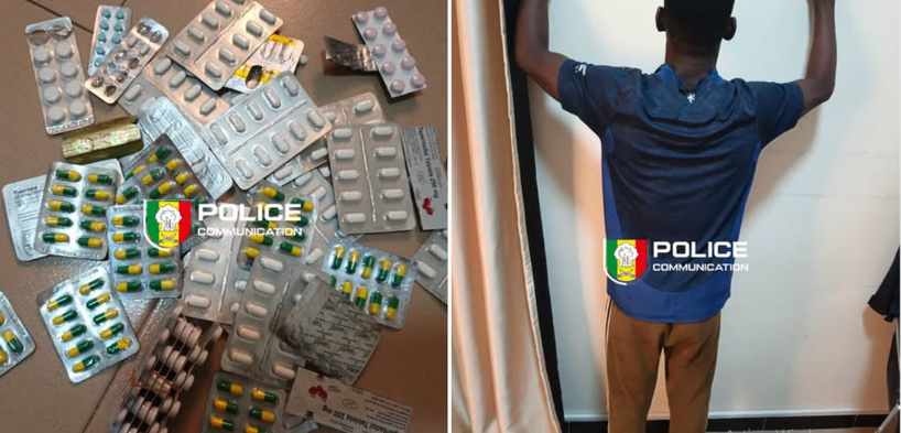 Diamaguène Sicap Mbao : un vendeur de café arrêté avec 44 tablettes de comprimés barbituriques