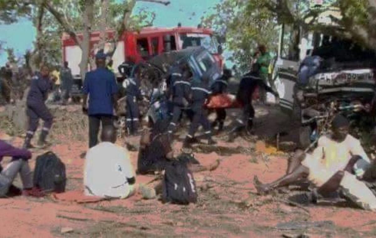 Grave accident sur la RN6 : un minicar percute un palmier à Adéane