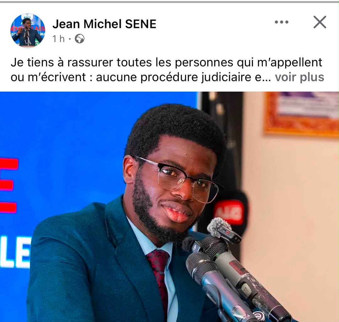 Société: Après l&rsquo;annonce de « sa fouille » par la SR, Jean-Michel Sène de l&rsquo;ASER réplique