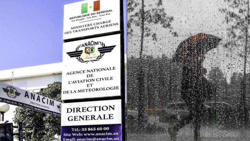 Pluies et orages : l’ANACIM annonce une semaine très arrosée du 12 au 18 juillet