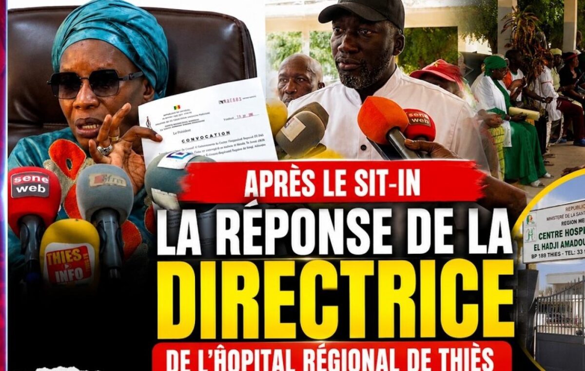 Hôpital régional de Thiès : la Directrice brise le silence face aux revendications du SAT/Santé