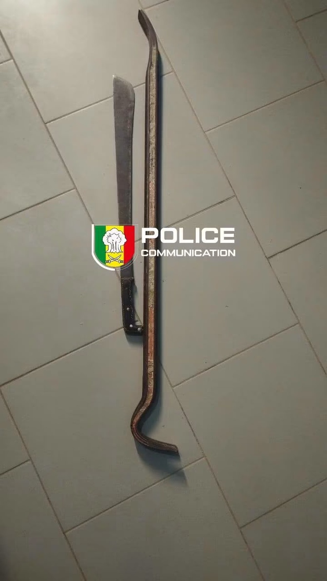 Nguinth : Un individu arrêté après avoir blessé un policier à coups de coupe-coupe