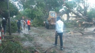 Forte pluie á Dakar : Le passage libéré sur l&rsquo;avenue Habib Bourguiba après l&rsquo;orage