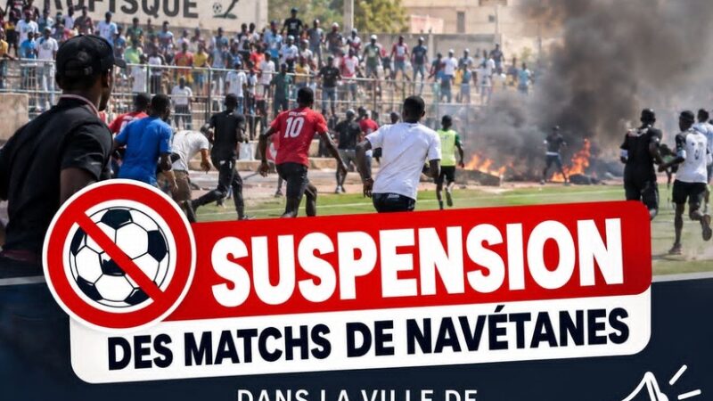 Rufisque : les matchs de Navétanes suspendus par le préfet