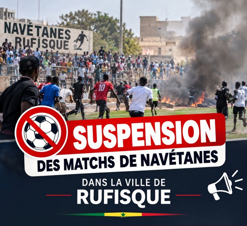 Rufisque : les matchs de Navétanes suspendus par le préfet