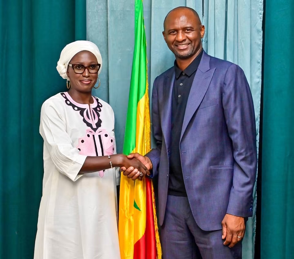 Patrick Vieira reçu par la ministre des Sports : le nouveau défi des Lions