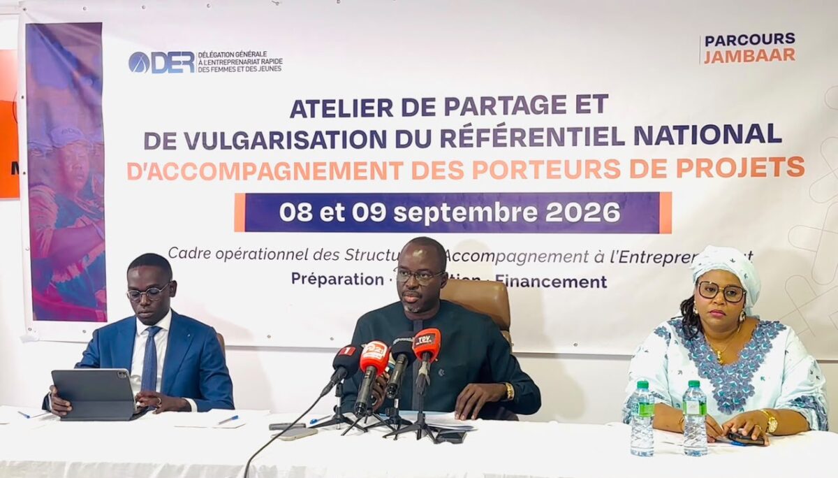 Entrepreneuriat : la DER/FJ veut harmoniser l’accompagnement des femmes et des jeunes entrepreneurs avec le projet Parcours Jambaar
