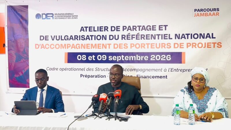 Entrepreneuriat : la DER/FJ veut harmoniser l’accompagnement des femmes et des jeunes entrepreneurs avec le projet Parcours Jambaar