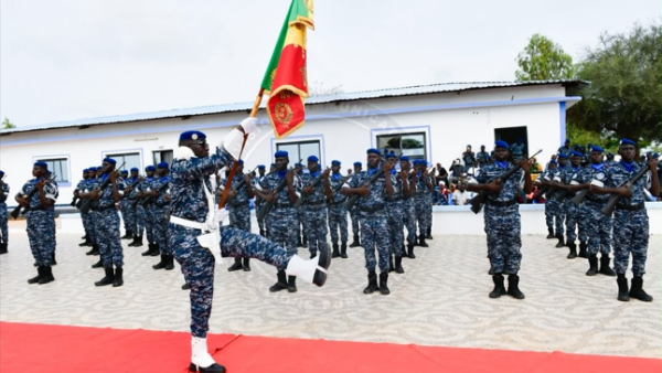 Kébémer : 415 jeunes gendarmes auxiliaires franchissent une étape symbolique avec la présentation au drapeau