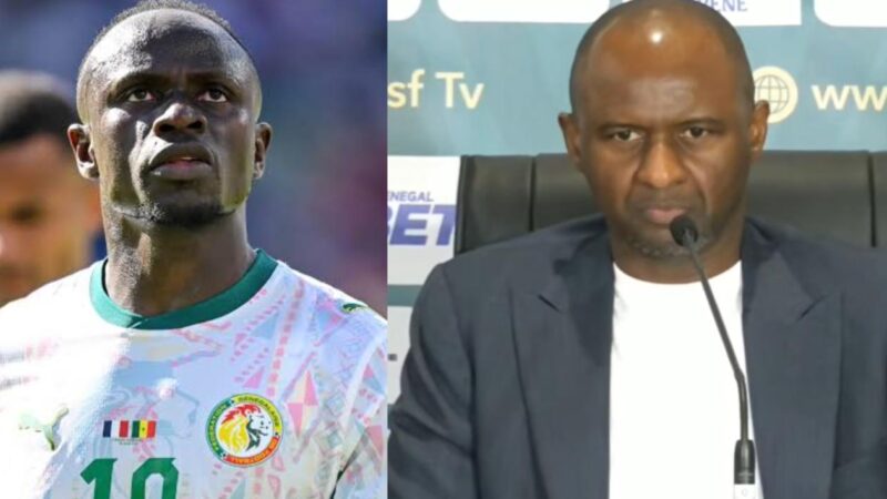 Salaire, absence de Sadio Mané… : Patrick Vieira lève le voile sur les sujets qui font débat