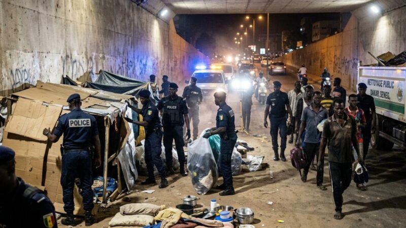 Opération de déguerpissement à Soumbédioune : 18 sans-abri chassés des lieux