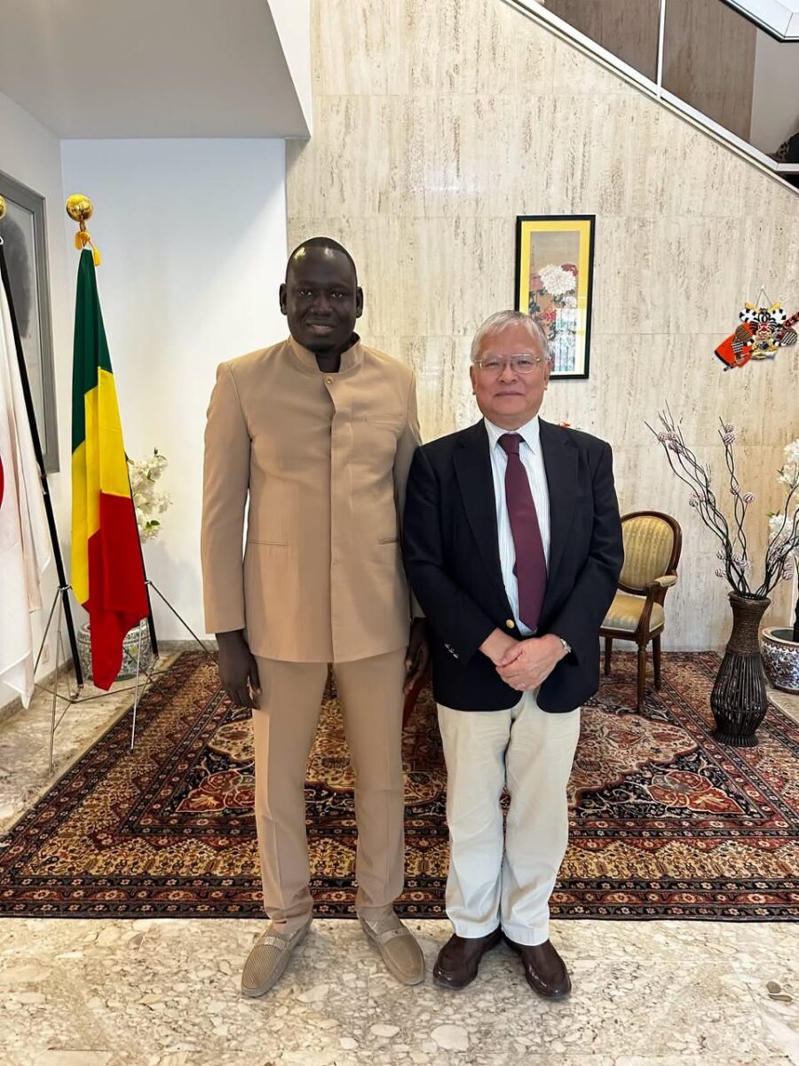 Coopération Sénégal-Japon : Takeshi Akamatsu échange avec Saliou Mboup, PDG du groupe COSEMAD
